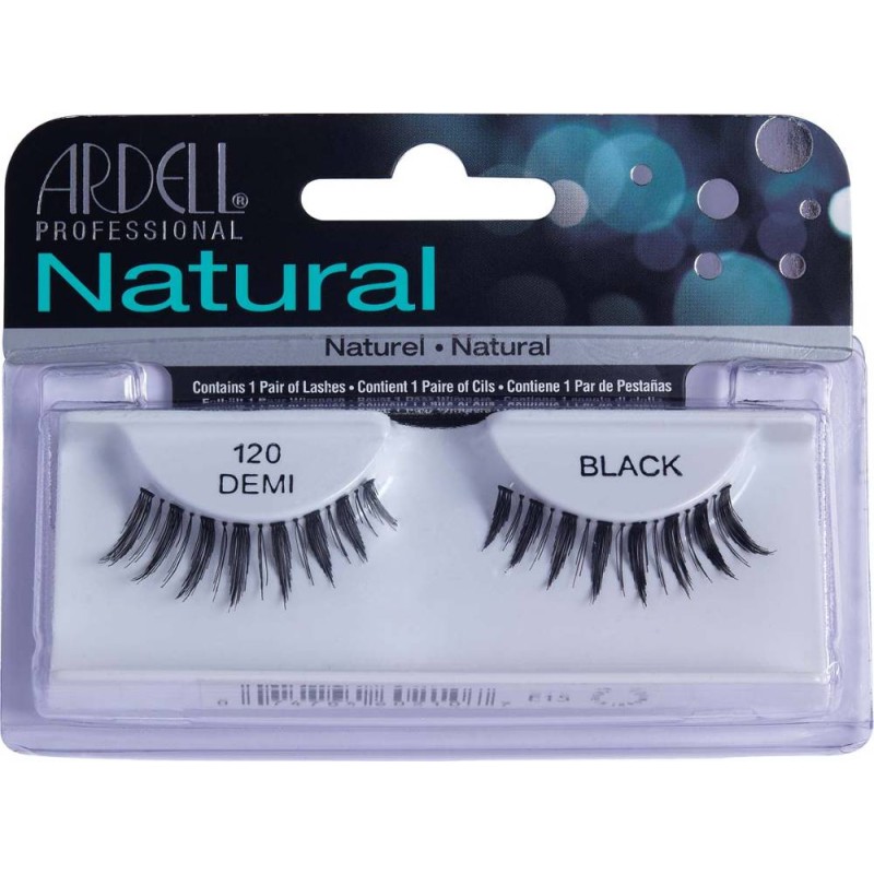 PESTAÑAS ARDELL 120 DEMI BLACK C/ADHESIV