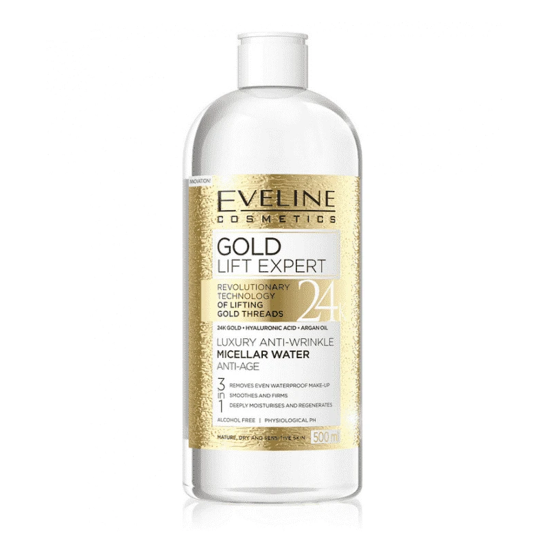 AGUA MICELAR ANTIARRUGAS GOLD 500ml