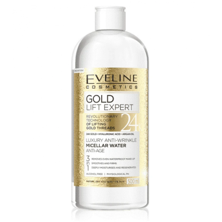 AGUA MICELAR ANTIARRUGAS GOLD 500ml
