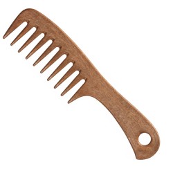 PEINE MECHAS MADERA 19cm
