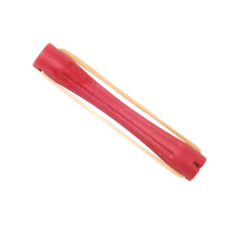 BIGUDIES PLASTICO Nº4 ROJO 12 uds.