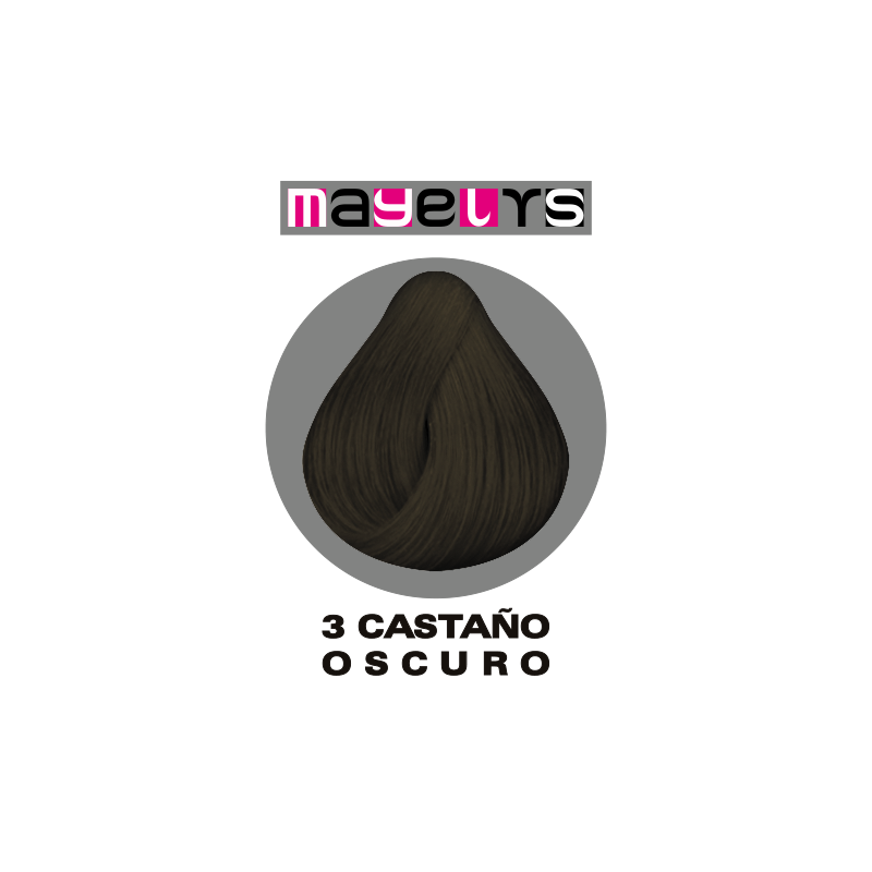 TINTE CASTAÑO OSCURO 3 100ml