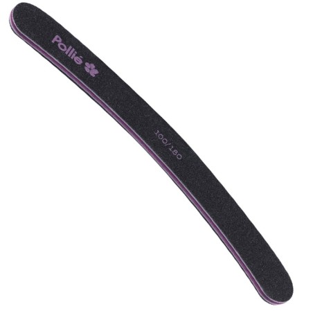 LIMA CURVA 100/180 NEGRA ACOLCH.POLLIE