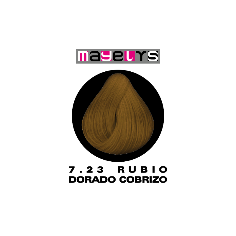 TINTE RUBIO DORADO COBRIZO 7.23 100ml
