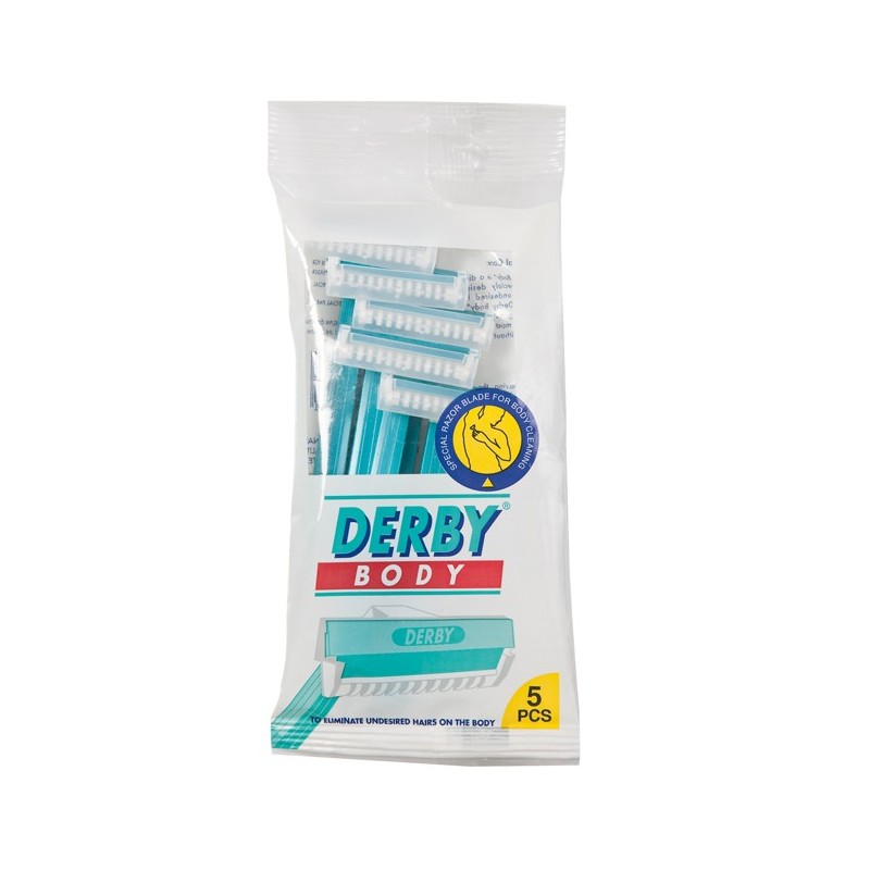 5 MAQUINILLAS AFEITAR PEINE DERBY BODY