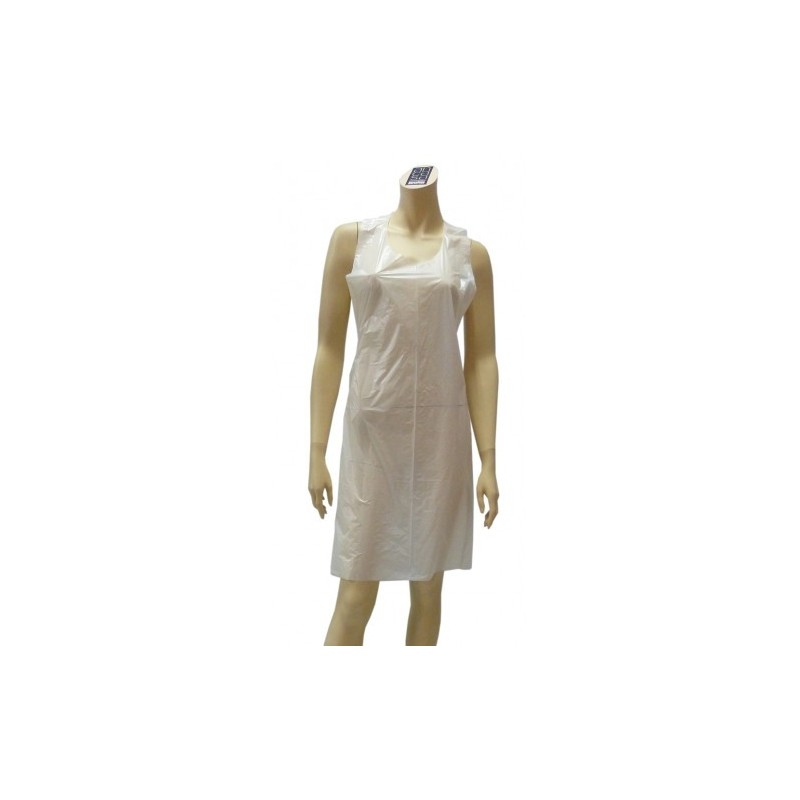DELANTAL DESECHABLE BLANCO 110x60cm 50ud