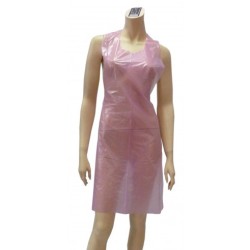 DELANTAL DESECHABLE ROSA 110x60cm 50ud