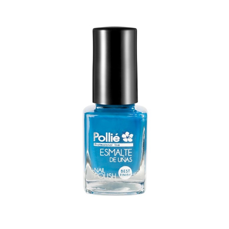 ESMALTE UÑAS AZUL CIAN 12ml POLLIE
