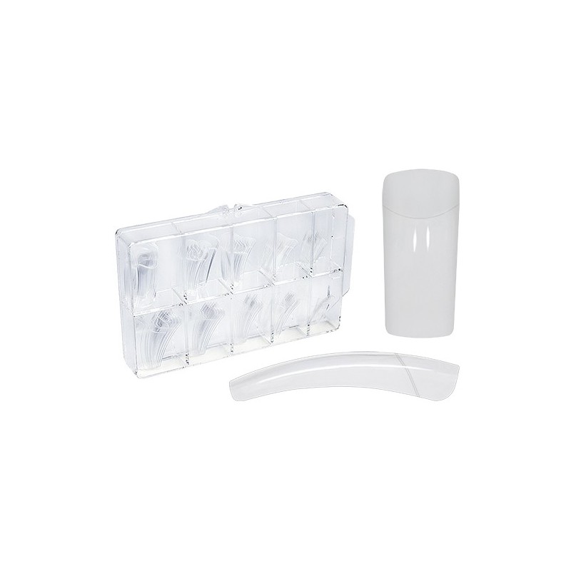 CAJA DE 100 TIPS TRANSPARENTE