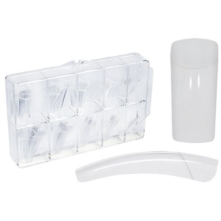 CAJA DE 100 TIPS TRANSPARENTE