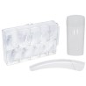 CAJA DE 100 TIPS TRANSPARENTE