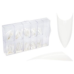 CAJA DE 100 TIPS STILETTO BLANCO