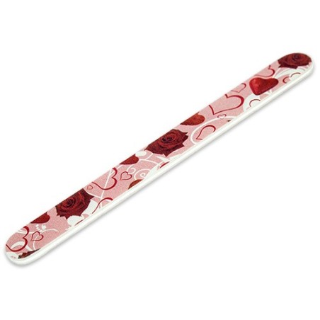 LIMA DE UÑAS RECTA CORAZONES 180/240