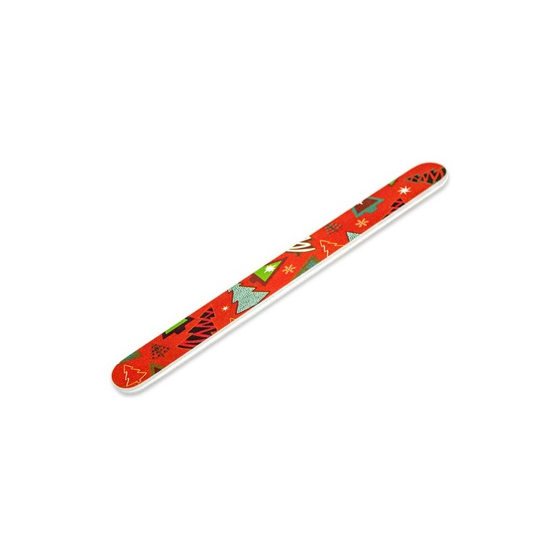 LIMA DE UÑAS RECTA NAVIDAD 180/240