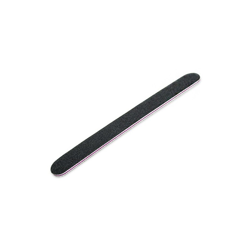 LIMA DE UÑAS RECTA NEGRA 100/100