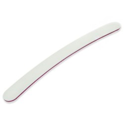 LIMA DE UÑAS CURVA BANANA BLANCA 100/180