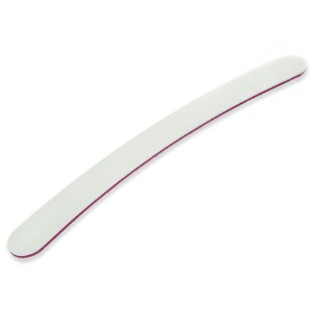 LIMA DE UÑAS CURVA BANANA BLANCA 100/180