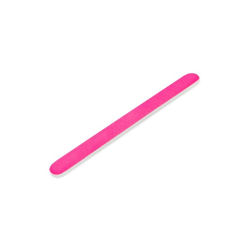 LIMA DE UÑAS RECTA ROSA NEON 180/240