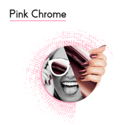 PINK CHROME POLVO DECORACION UÑAS ANDREI