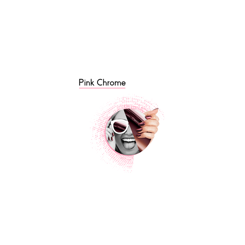 PINK CHROME POLVO DECORACION UÑAS ANDREI