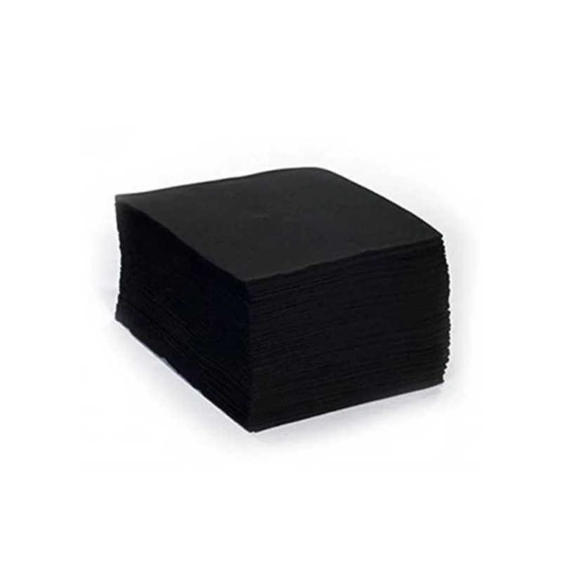 TOALLA UN USO 25ud NEGRA 80x40 SPUNLACE 