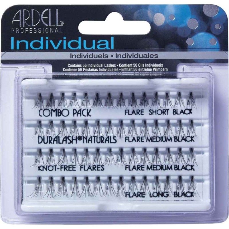 PESTAÑAS ARDELL COMBO BLACK SIN NUDO IND
