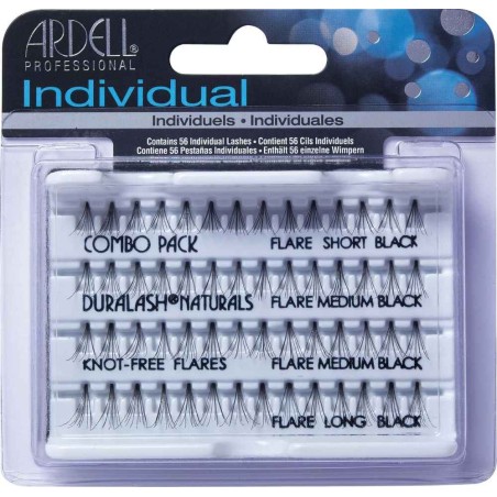 PESTAÑAS ARDELL COMBO BLACK SIN NUDO IND