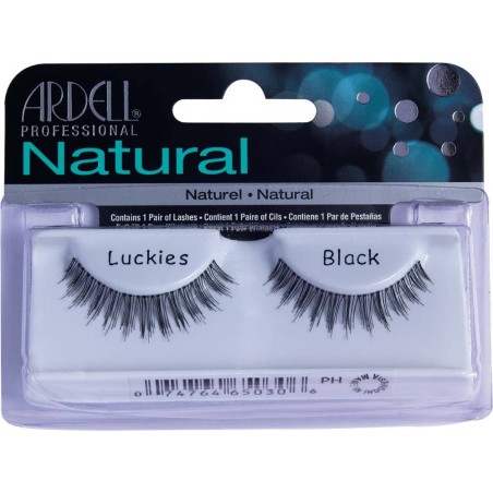 PESTAÑAS ARDELL LUCKIES NEGRA C/ADHESIVO