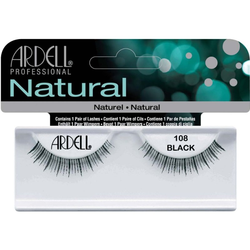 PESTAÑAS ARDELL 108 DEMI BLACK C/ADHESIV