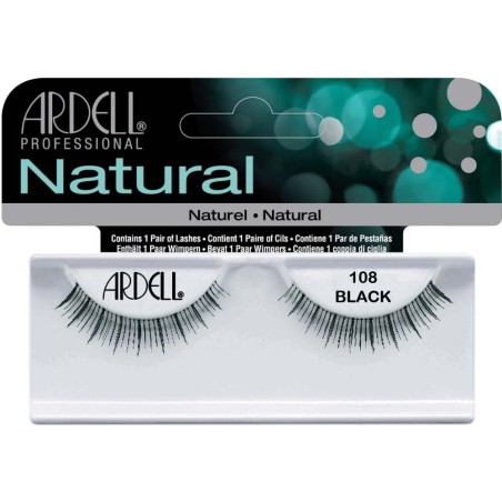 PESTAÑAS ARDELL 108 DEMI BLACK C/ADHESIV